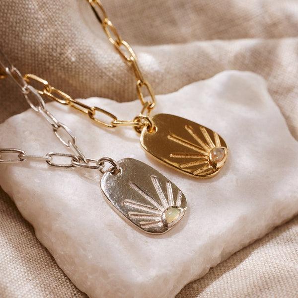 Pura Vida Sunshine Tag Chain Bracelet