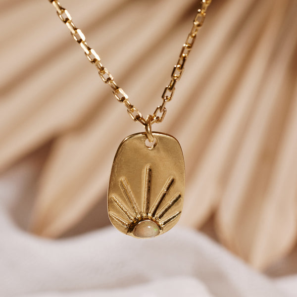 pura vida Sunshine Tag Chain Necklace