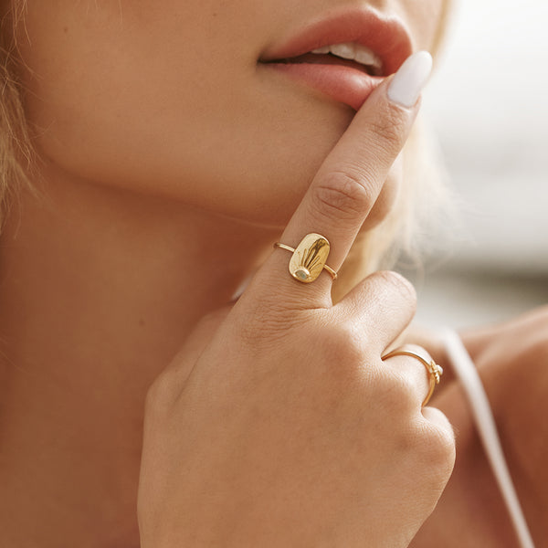 Pura Vida Sunshine Tag Ring