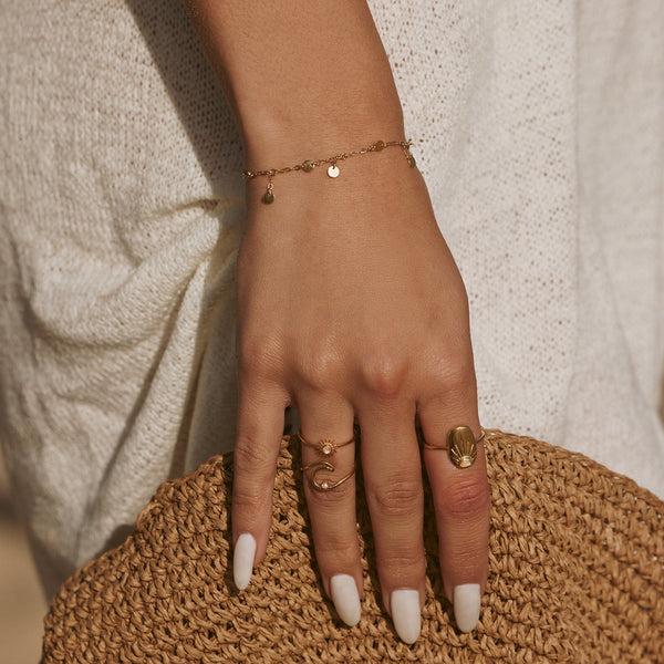 Pura Vida Sunshine Tag Ring