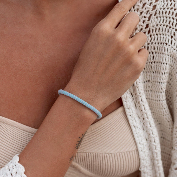 Pura Vida Surf's Up Seascape Stretch Bracelet