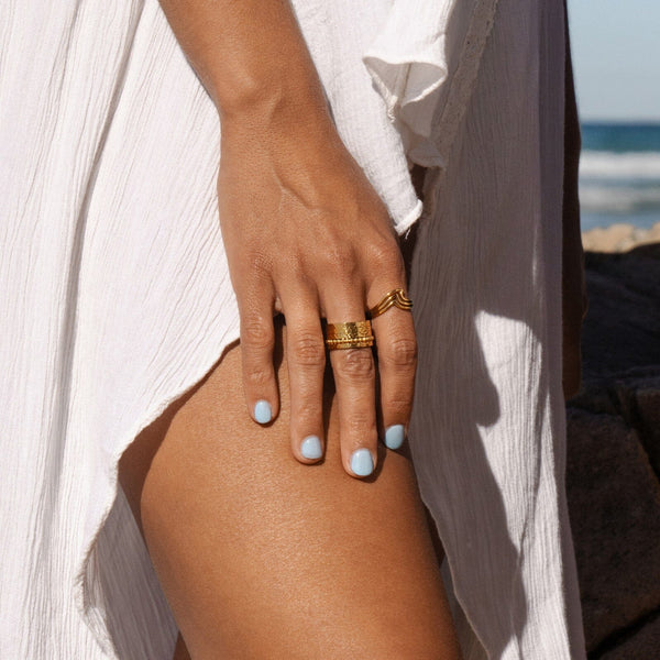 Pura Vida Surfrider Ring Stack