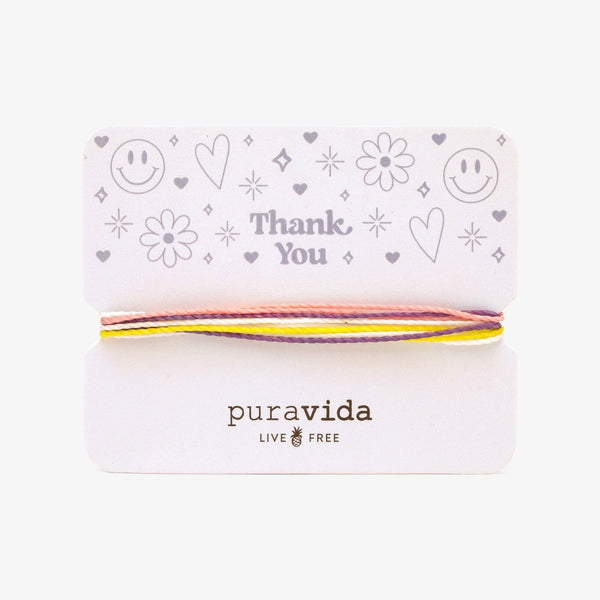 pura vida Thank You Bracelet Card