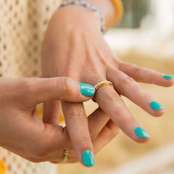 Pura Vida Tie-Dye Fidget Ring