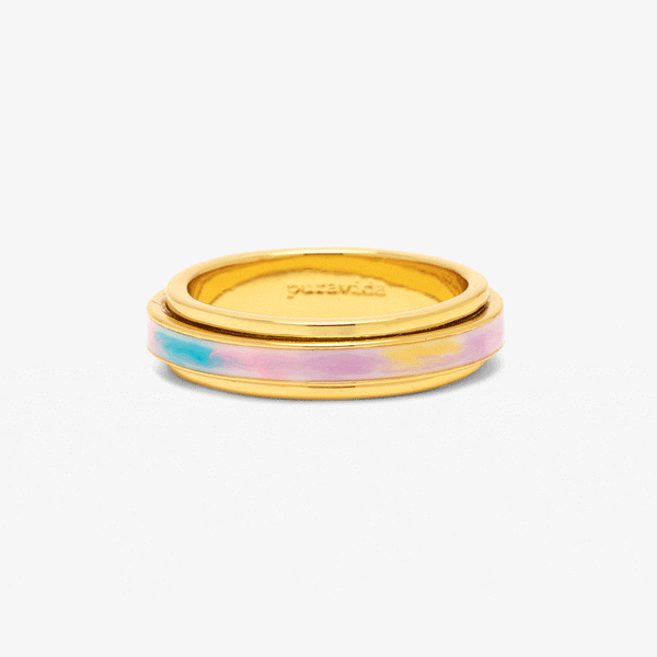 pura vida Tie-Dye Fidget Ring