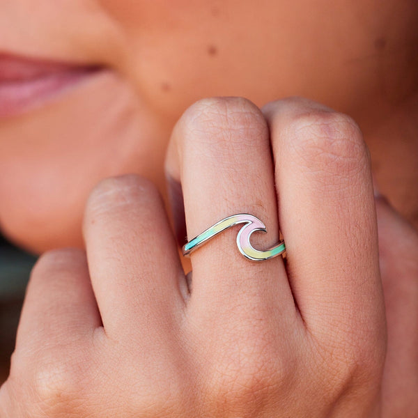 Pura Vida Tie-Dye Wave Ring