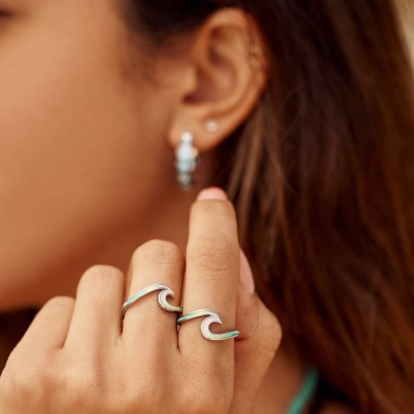 Pura Vida Tie-Dye Wave Ring