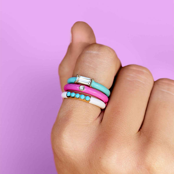 Pura Vida Wanderlust Ring Set