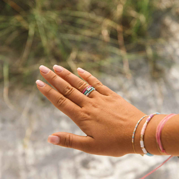 Pura Vida Wanderlust Ring Set