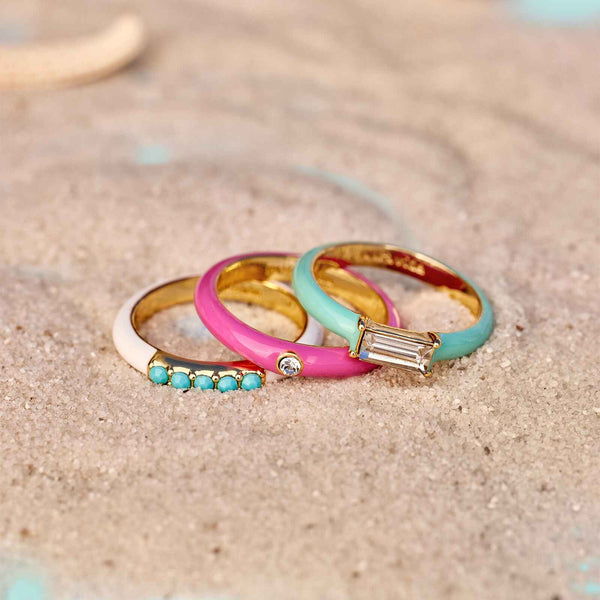Pura Vida Wanderlust Ring Set