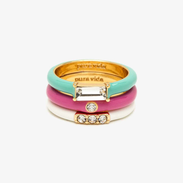 pura vida Wanderlust Ring Set