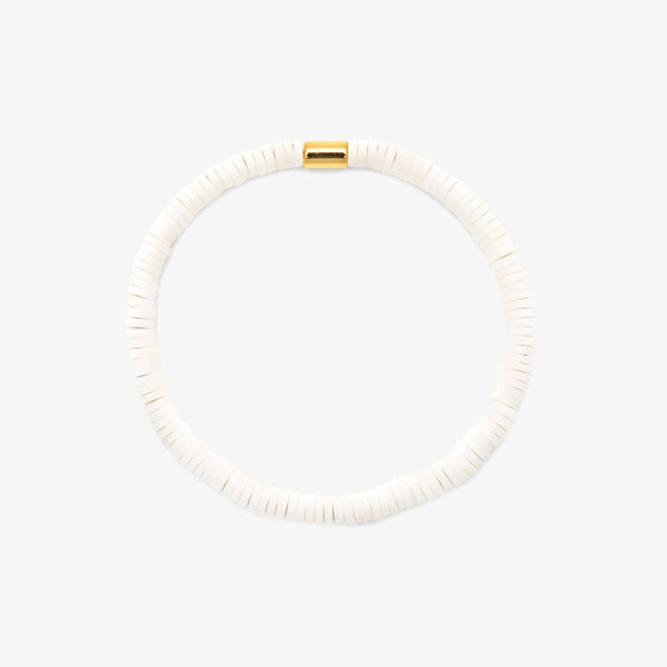 pura vida White Seascape Stretch Bracelet