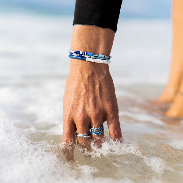 Pura Vida Shark Week Bead Stretch Bracelet Set Of 3