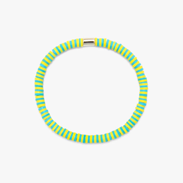 pura vida Sunbleached Aqua Seascape Stretch Bracelet