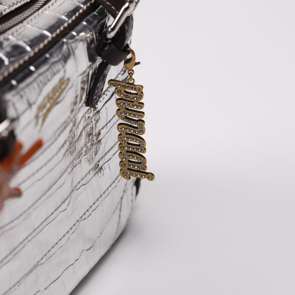 Puraai CHARM PURAAI STONES “PURAAI” Charm Old Gold With Diamond Stones