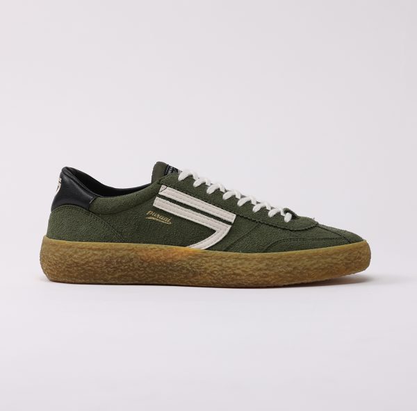 puraai FOLIAGE Hairy microsuede green logo white and detail black.Outsole honey double lace green and white. Vintage finishing.FOLIAGE