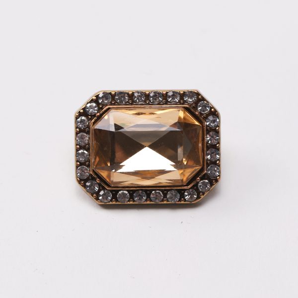 puraai LACE STOPPER STONES CITRINE Lace stoppers old gold with citrine stones