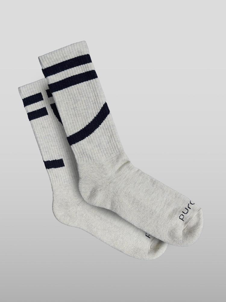 puraai Organic cotton blue socks made in Italy GOCCIA SPORT