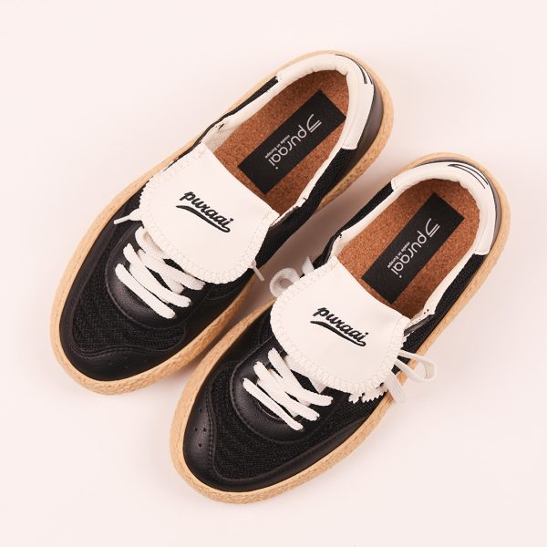 Puraai OFF BLACK Vegan Sneakers OFF BLACK