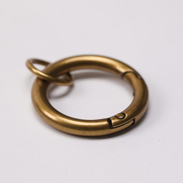 Puraai RING CARABINER Rounded Carabiner Old Gold