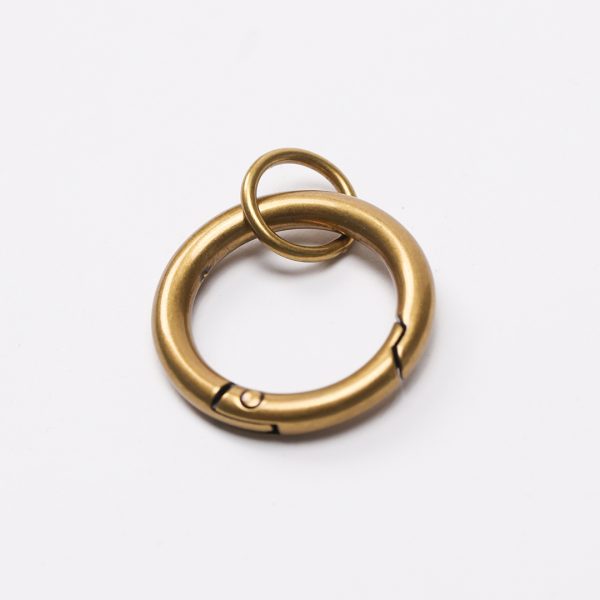 Puraai RING CARABINER Rounded Carabiner Old Gold