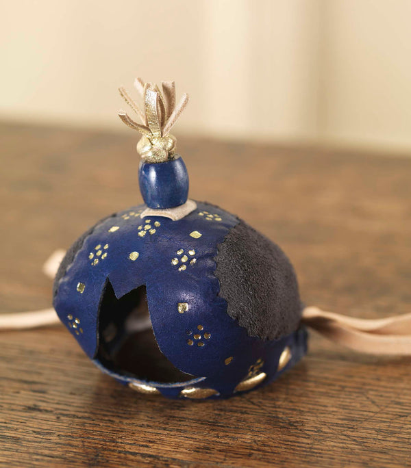 Purdey Falcon Hood Gold Tooled Gyr Peregrine Size 3.5 In Multi