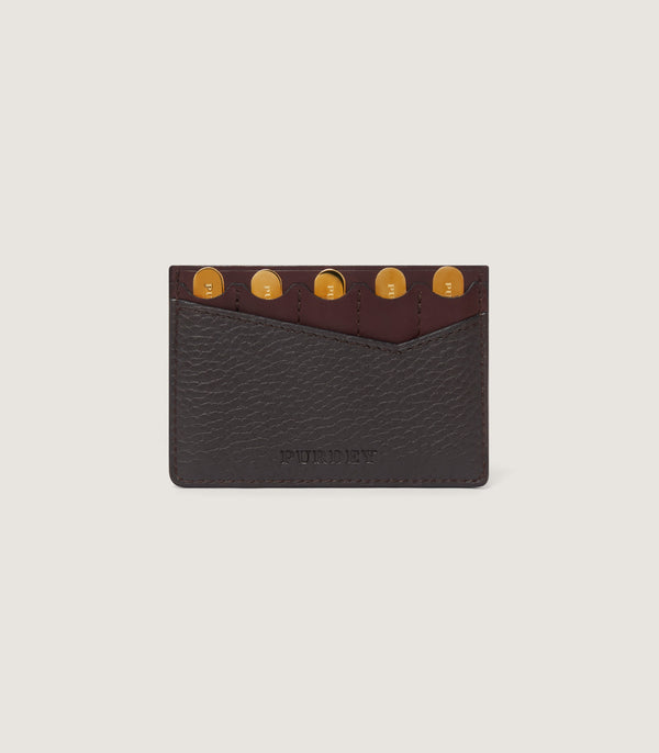 Purdey Featherburst Card Position Finder In Dark Brown