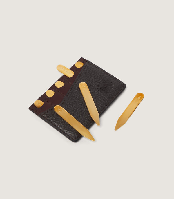 Purdey Featherburst Card Position Finder In Dark Brown