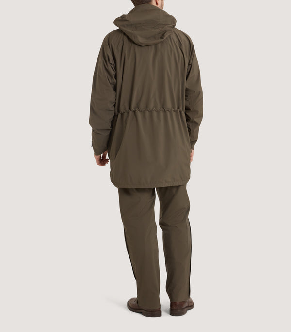 Purdey Men's Cromwell Lightweight Packable Coat In Drab