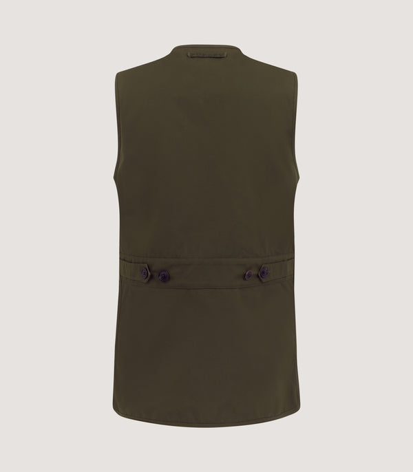 Purdey Men's Dawson Lightweight Shooting Vest In Dark Green