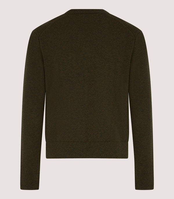 Purdey Men's Ensay British Outdoor V Neck Jumper In Loden