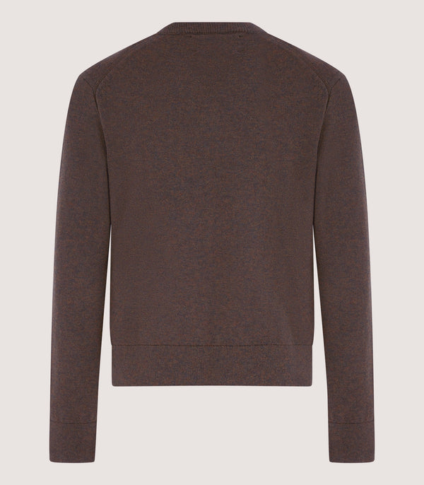 Purdey Men's Ensay British Outdoor V Neck Jumper In Oak