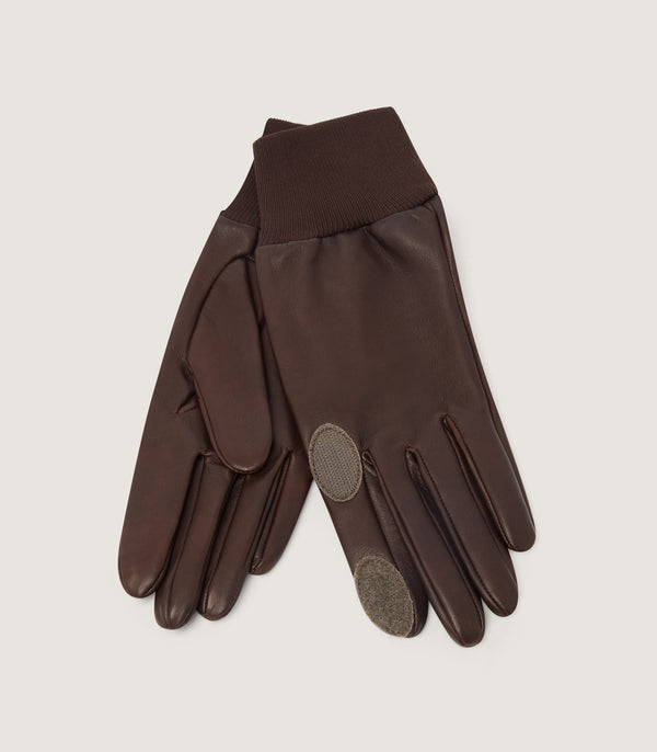 purdey Men's Hairsheep Leather Sporting Gloves Left Handed In Brown