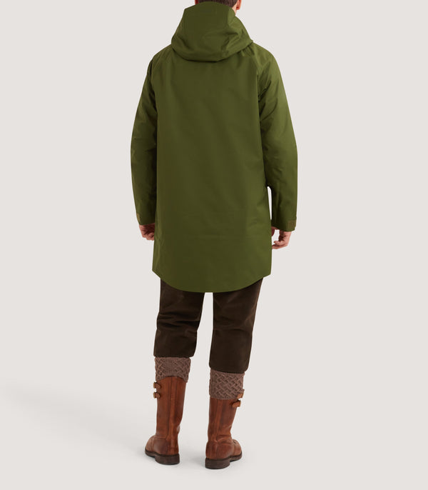 Purdey Men's Northumberland 2-In-1 Lightweight Coat In Pine Green