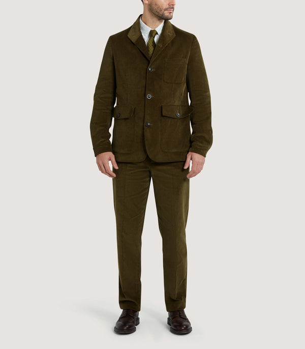 Purdey Men's Petersham Corduroy Teba Jacket In Olive