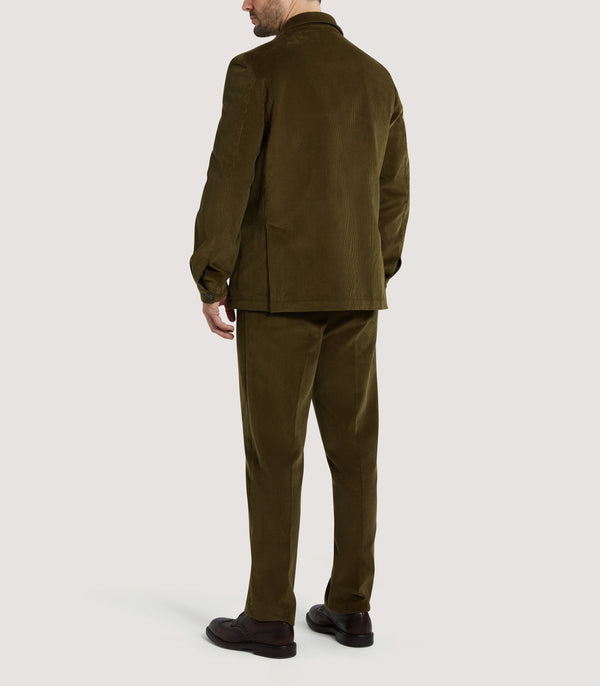 Purdey Men's Petersham Corduroy Teba Jacket In Olive