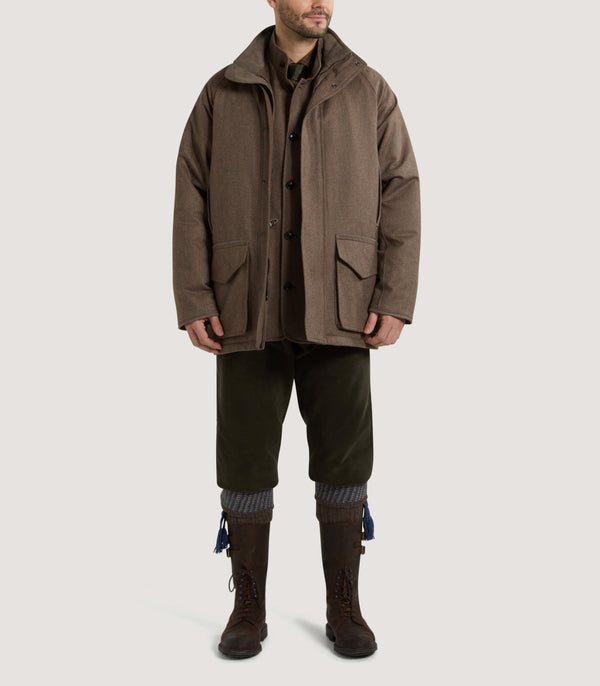 Purdey Men's Raglan Cashmere Tweed Field Coat In Percy