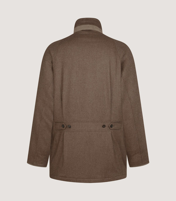 Purdey Men's Raglan Cashmere Tweed Field Coat In Percy