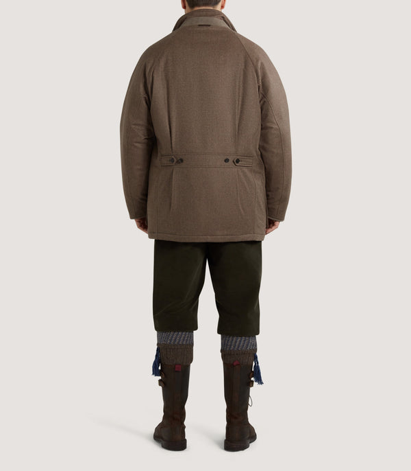 Purdey Men's Raglan Cashmere Tweed Field Coat In Percy