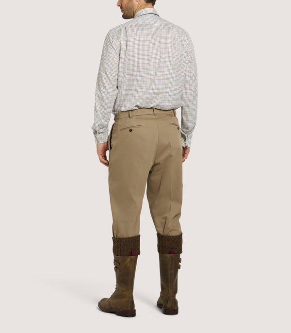 Purdey Men's Summer Sporting Half Tattersall Double Cuff Shirt