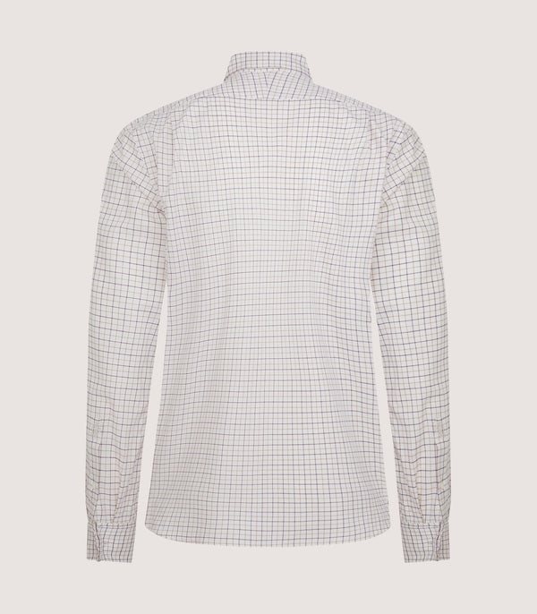 Purdey Men's Summer Sporting Tattersall Double Cuff Shirt