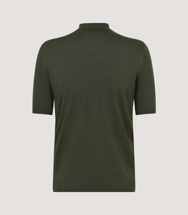 Purdey Men's Tantallon Short Sleeve Polo Shirt In Loden