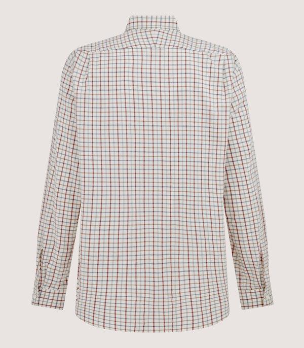 Purdey Men's Tattersall Sporting Shirt In Audley Red