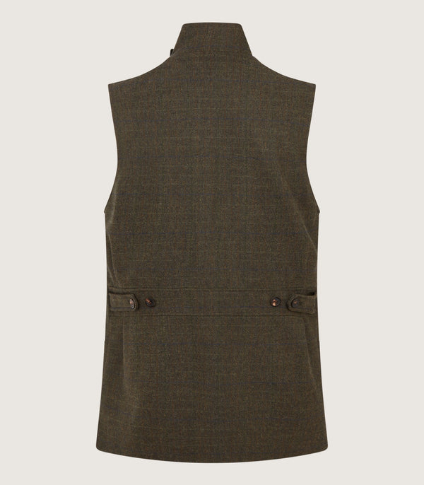 Purdey Men's Technical Tweed High Collar Sporting Vest In Strathbeg