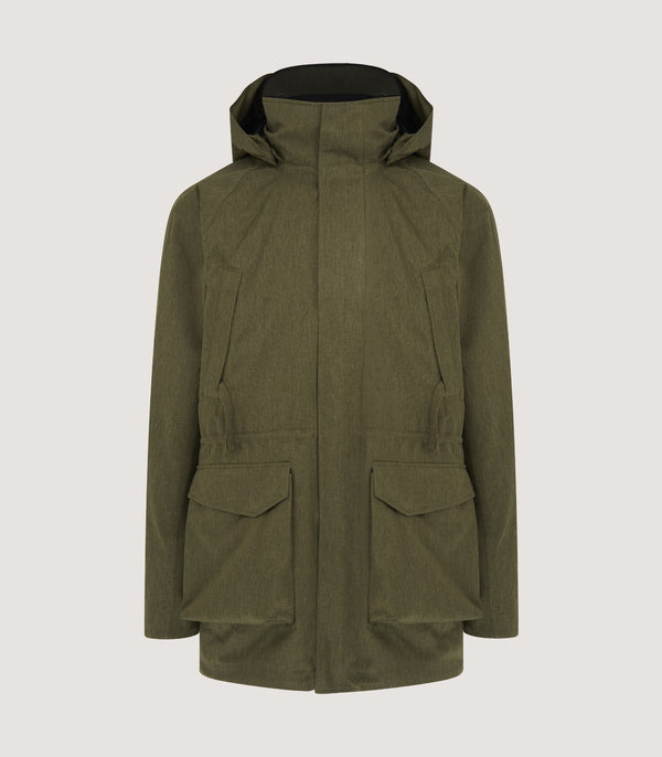 purdey Men's Technical Yorkshire Field Coat in Moss Green