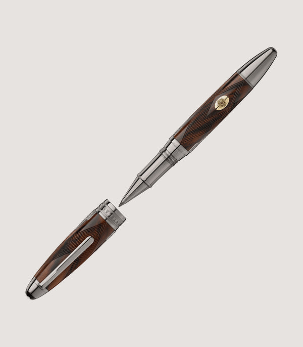 purdey Montblanc X Purdey - Meisterstuck Great Masters Rollerball Pen In Natural