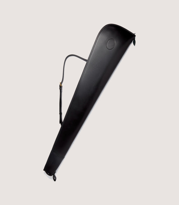 Purdey Bridle Leather Gun Cover In Dark Brown