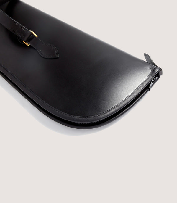 Purdey Bridle Leather Gun Cover In Dark Brown