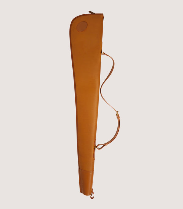purdey Bridle Leather Gun Cover In Tan