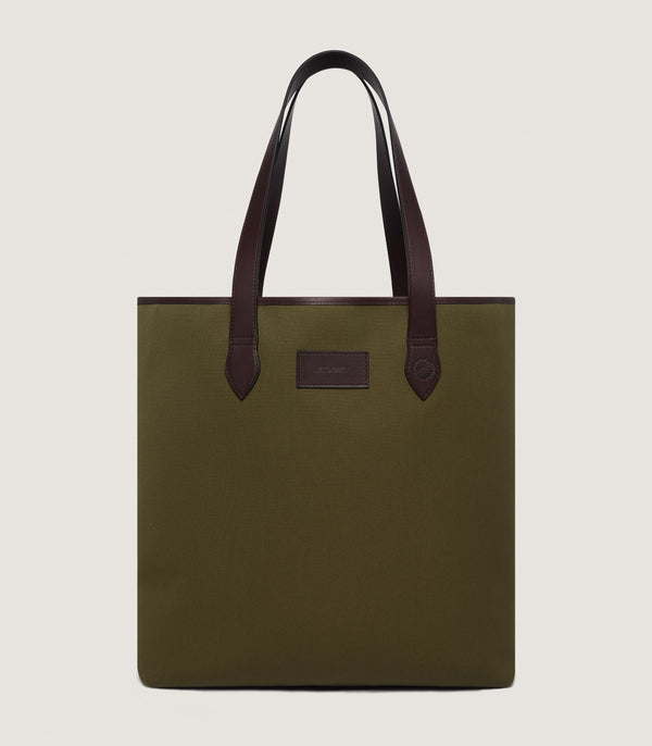 purdey Canvas Tote in Khaki